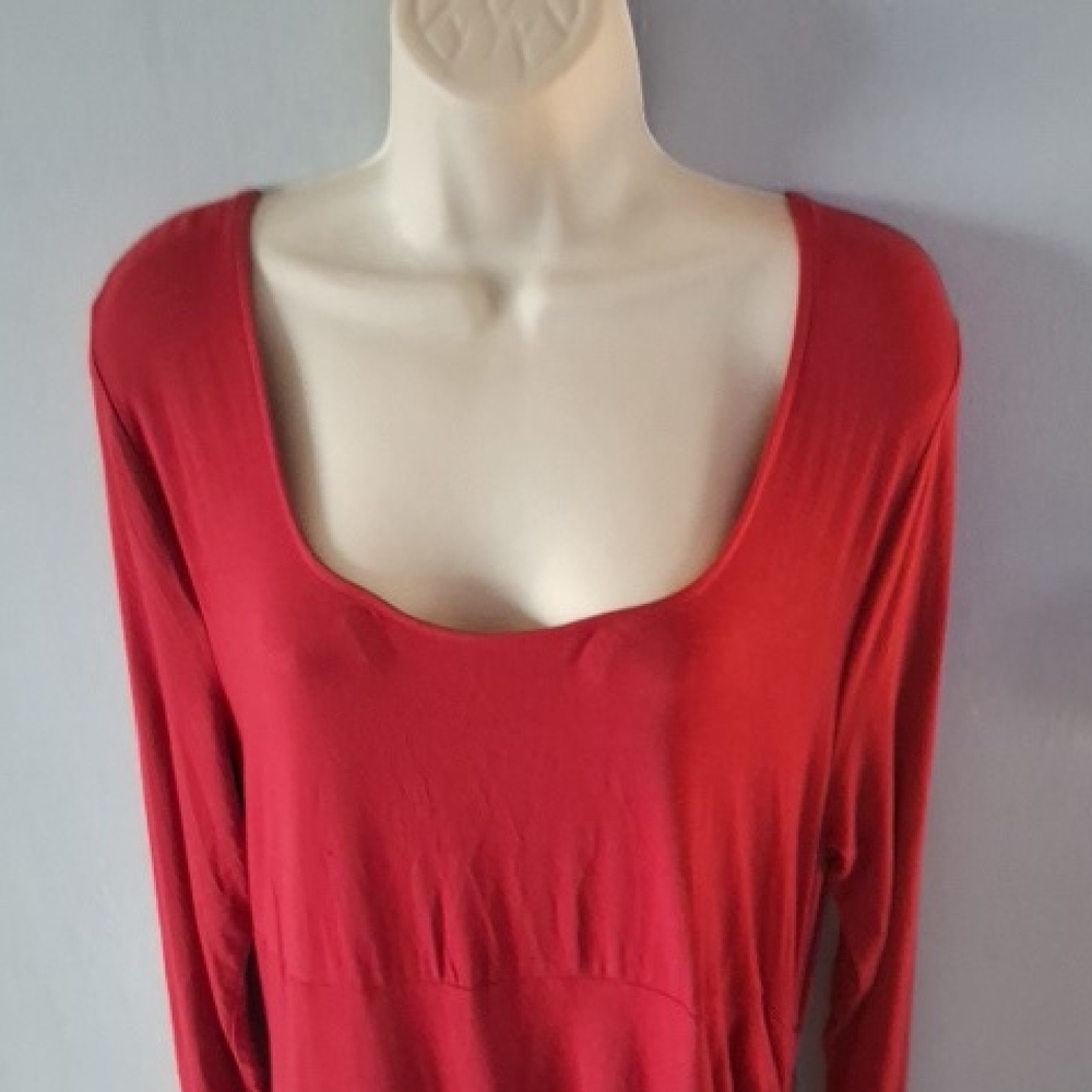 Red Isabel Maternity Dress